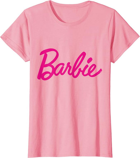 Barbie T-Shirt, Official Barbie Logo, Multiple Colours