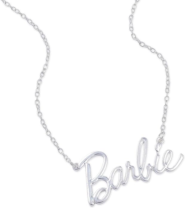 Barbie Script Logo Necklace